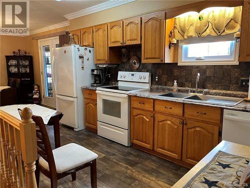 122 Tardy Avenue, Miramichi, NB - Indoor Photo Showing Kitchen With Double Sink