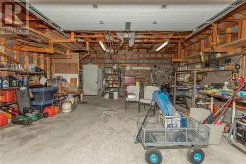 348 Brennan Harbour Road, Spanish, ON - Indoor Photo Showing Garage