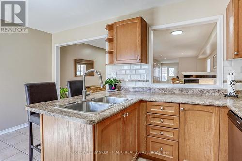 116 Oceanpearl Cres, Whitby, ON - Indoor Photo Showing Kitchen With Double Sink