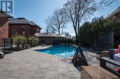 35 Bower St, Halton Hills, ON - Outdoor With In Ground Pool