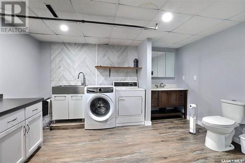 Martin Acreage, Aylesbury, SK - Indoor Photo Showing Laundry Room