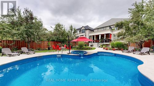 374 Elmwood Avenue, Richmond Hill, ON - Outdoor With In Ground Pool