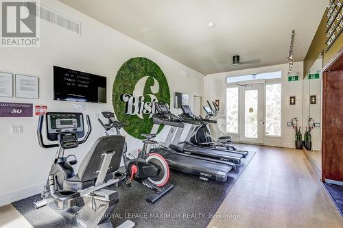 #305 -10 Culinary Lane, Barrie, ON - Indoor Photo Showing Gym Room
