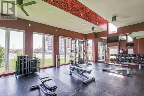 #305 -10 Culinary Lane, Barrie, ON - Indoor Photo Showing Gym Room