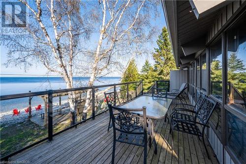 210 Cape Chin North Shore Road, Northern Bruce Peninsula, ON - Outdoor With Body Of Water With Deck Patio Veranda