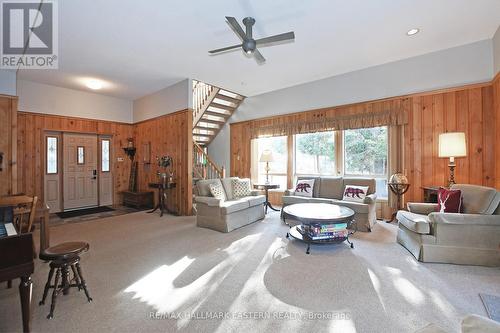 326 Indian Point Road, Kawartha Lakes, ON - Indoor Photo Showing Living Room With Fireplace