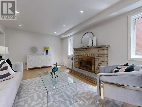 112 Fitzgerald Ave, Markham, ON - Indoor Photo Showing Living Room With Fireplace