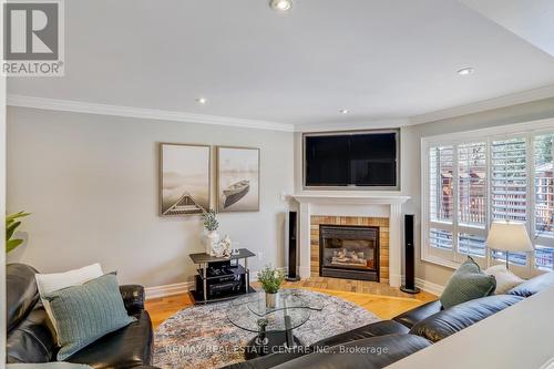 37 Miller Dr, Halton Hills, ON - Indoor Photo Showing Living Room With Fireplace