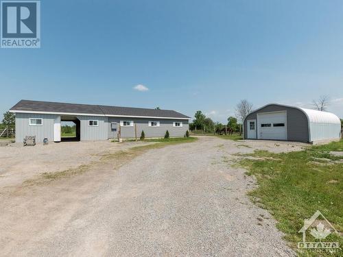 barn and steel building with concrete floor - 574 Highway 15 Highway S, Lombardy, ON 
