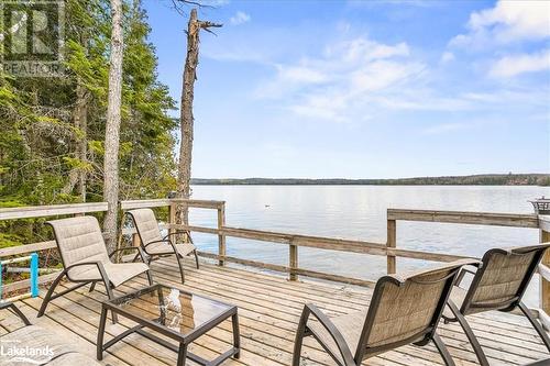 1024 Marys Lane, Algonquin Highlands, ON - Outdoor With Body Of Water With Deck Patio Veranda With View