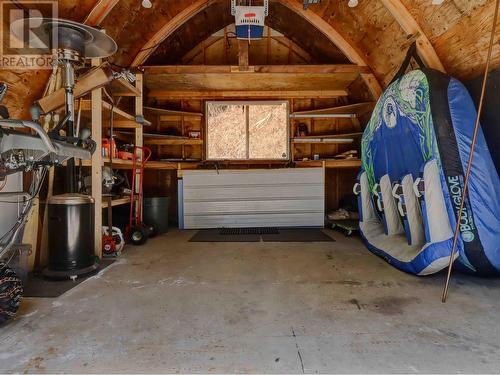 7673 Queest Road, Anglemont, BC - Indoor Photo Showing Garage