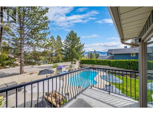 1047 Cascade Place, Kelowna, BC - Outdoor With In Ground Pool With Exterior
