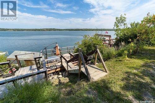 107 Lakeview Crescent, Buena Vista, SK - Outdoor With Body Of Water With Deck Patio Veranda With View