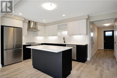 40 Bastien Street Unit# 11, Cambridge, ON - Indoor Photo Showing Kitchen With Stainless Steel Kitchen With Upgraded Kitchen