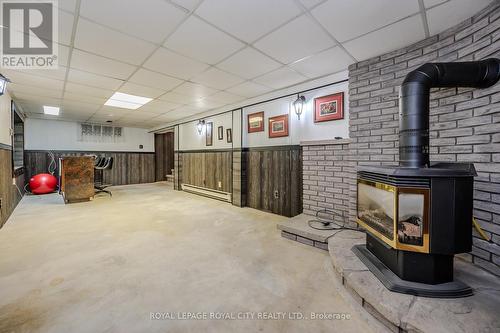 78 Ferndale Avenue, Guelph, ON - Indoor Photo Showing Basement With Fireplace