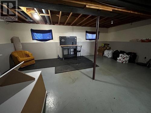 415 Bergeron Drive, Tumbler Ridge, BC - Indoor Photo Showing Basement