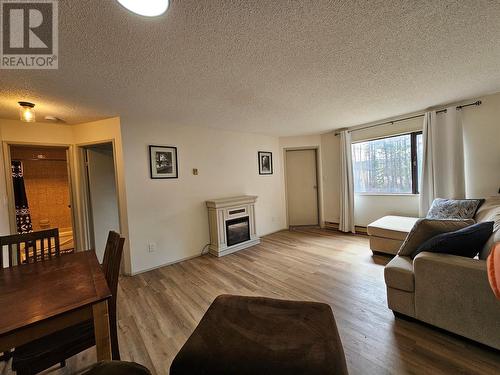 195 Chamberlain Crescent Unit# 204, Tumbler Ridge, BC - Indoor Photo Showing Living Room With Fireplace