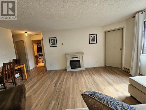 195 Chamberlain Crescent Unit# 204, Tumbler Ridge, BC - Indoor Photo Showing Living Room With Fireplace