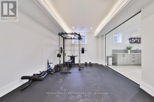 1112 Fair Birch Drive, Mississauga, ON - Indoor Photo Showing Gym Room