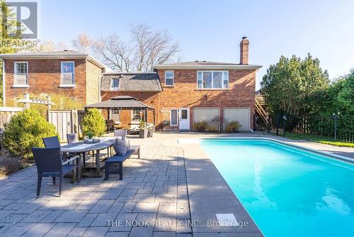 730 Anderson Street, Whitby, ON - Outdoor With In Ground Pool With Deck Patio Veranda