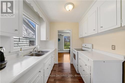 53 Saint Margarets Road, Hamilton, ON - Indoor Photo Showing Kitchen With Double Sink