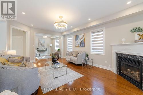 426 Maria Antonia Road, Vaughan, ON - Indoor Photo Showing Living Room With Fireplace