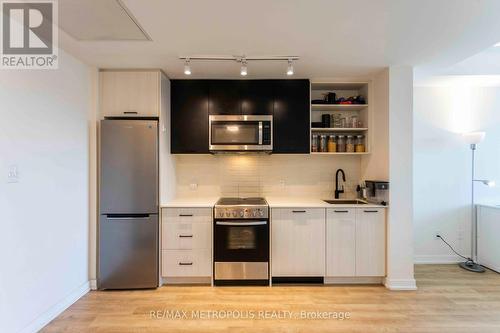 #308 -2300 St Clair Ave W, Toronto, ON - Indoor Photo Showing Kitchen With Stainless Steel Kitchen