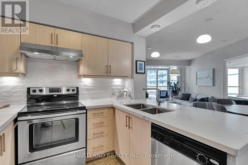 #2007 -15 Legion Rd S, Toronto, ON - Indoor Photo Showing Kitchen With Stainless Steel Kitchen With Double Sink With Upgraded Kitchen