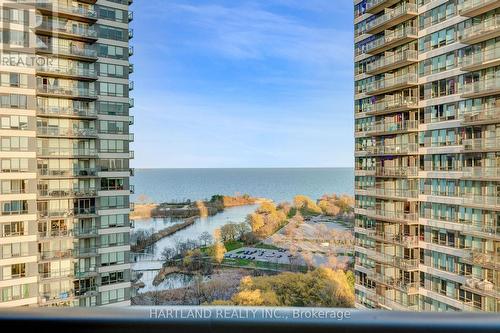 #2007 -15 Legion Rd S, Toronto, ON - Outdoor With Body Of Water With Balcony With Facade