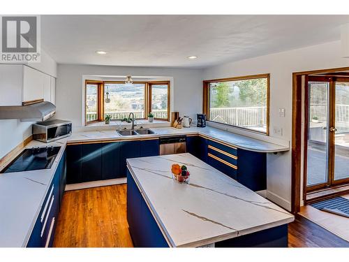 50 Scenic Place, Coldstream, BC - Indoor Photo Showing Kitchen With Double Sink