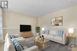 Virtually Staged living room - 