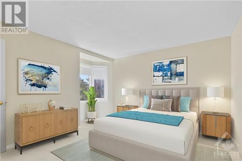 Virtually staged bedroom. - 3 Stonebank Crescent Unit#10, Ottawa, ON - Indoor Photo Showing Bedroom
