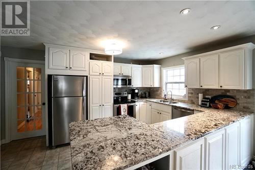 3 Clark Court, St. Stephen, NB - Indoor Photo Showing Kitchen With Double Sink With Upgraded Kitchen