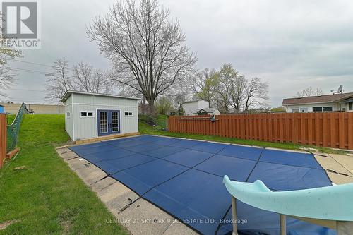 65 Roman Crescent, Brantford, ON - Outdoor With In Ground Pool With Backyard