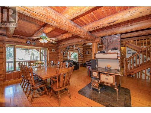 159 Horner Road, Lumby, BC - Indoor Photo Showing Dining Room