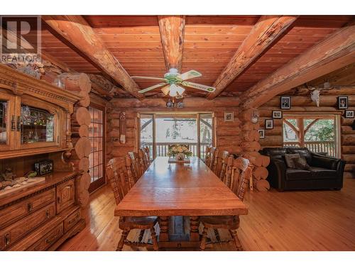 159 Horner Road, Lumby, BC - Indoor Photo Showing Dining Room