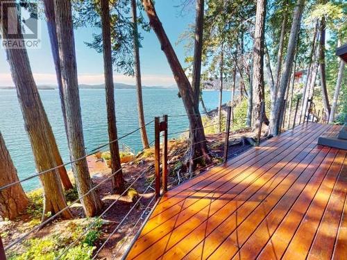 Site 3-14000 Sarah Point Rd, Remote Areas, BC - Outdoor With Body Of Water With Deck Patio Veranda With View