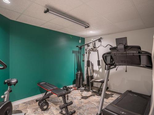 Sous-sol - 2155 130E Rue, Saint-Georges, QC - Indoor Photo Showing Gym Room