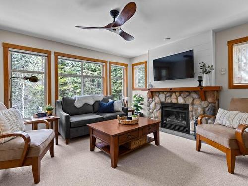 34-4000 Sundance Drive, Sun Peaks, BC - Indoor Photo Showing Living Room With Fireplace