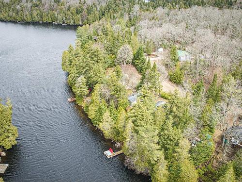 Photo aÃ©rienne - 1756 Ch. Du Grand-Lac-Noir, Wentworth-Nord, QC - Outdoor With Body Of Water With View