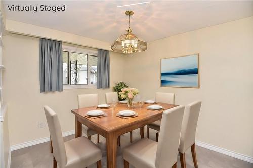 10 Colmar Place|Unit #Upper, Hamilton, ON - Indoor Photo Showing Dining Room