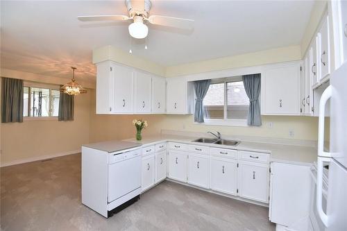 10 Colmar Place|Unit #Upper, Hamilton, ON - Indoor Photo Showing Kitchen With Double Sink