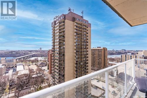 1805 320 5Th Avenue N, Saskatoon, SK - Outdoor With Balcony With View