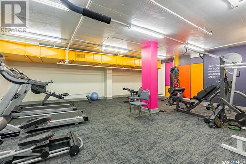 1805 320 5Th Avenue N, Saskatoon, SK - Indoor Photo Showing Gym Room