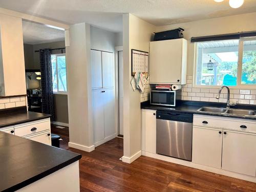 482 Palmer Street, Princeton, BC - Indoor Photo Showing Kitchen With Double Sink