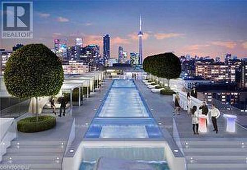 #1540 -8 Hillsdale Ave E, Toronto, ON - Outdoor With In Ground Pool With View