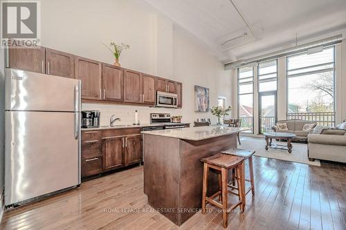 #206 -200 Stinson St, Hamilton, ON - Indoor Photo Showing Kitchen With Stainless Steel Kitchen