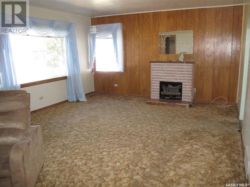 41 Wilkin Street, Fillmore, SK - Indoor With Fireplace