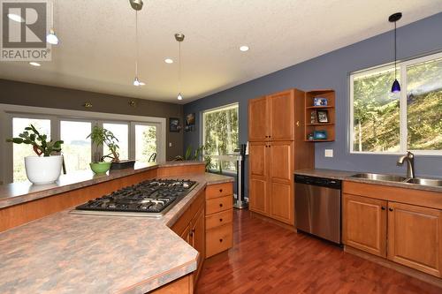 2592 Alpen Paradies Road Unit# 9, Blind Bay, BC - Indoor Photo Showing Kitchen With Double Sink
