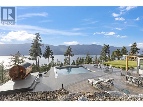 3151 Shayler Road, Kelowna, BC - Outdoor With In Ground Pool With View